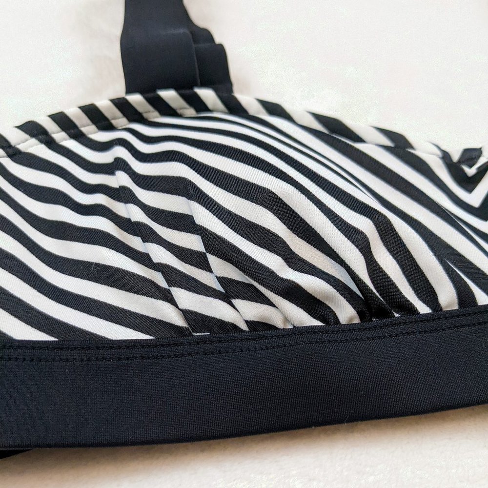 NWT Athleta Bikini Top Slash Stripe Pura 32 B/C - Picture 8 of 14